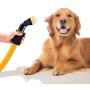 Free Paws Pet Dryer for Dog Cat Hair Blower, Portable Grooming Professional 4HP Forced Air Force Dryer for Dogs with Heating, for Large Small Pets Dogs Cats, Variable Speed (Yellow)