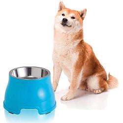 Jemirry Cat Bowl Pet Feeder, Non-Skid & Non-Spill, Easier to Reach Food, Elevated Food Dish for Small Dogs and Cats