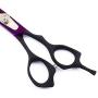 Purple Dragon 7.0/8.0 inch Pet Grooming Hair Cutting Scissors and Dog Chunker Shears - Japan 440C Stainless Steel for Professional Pet Groomer or Family DIY Use