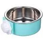 IMIKE Removable Stainless Steel Crate Dog Bowl,Pets Hanging Water Food Feeder Bowl Cage Coop Cup for Dogs,Cats,Birds,Small Animals-Blue IMIKE Removable Stainless Steel Crate Dog Bowl,Pets Hanging Water Food Feeder Bowl Cage Coop Cup for Dogs,Cats,Birds,Small Animals-Blue