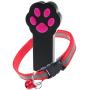 Cat Catch Toy Interactive LED Light Pointer Cat Toys Paw Style Training Scratching Tool Red Pot, Present a Cat Collar