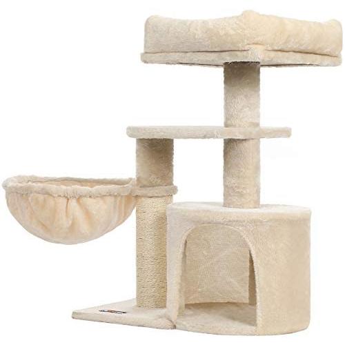 FEANDREA Cat Tree, Small Cat Tower, Condo, Scratching Post