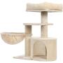 FEANDREA Cat Tree, Small Cat Tower, Condo, Scratching Post