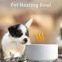 Earlyad Pet Heating Water Bowl, Automatic Drinking Fountain, Suitable for Dog, Cat, Chicken, Duck Automatic Heating Insulation Bowl