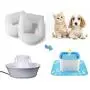 Qzbhct Camessy Foam Pre Filter fit for Drinkwell Stainless Steel 360, Lotus, Avalon, and Pagoda pet Dog and Cat Water Fountains (12 Pack)