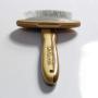 Outlavish Sheepskin Brush Bamboo Slicker, Longer Prongs, Stronger Design