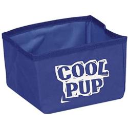 Cool Pup Portable Dog Bowl, Blue