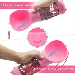 DIGEEONEGU Dog Water Bottle for Walking Leak Proof Dog Water Dispenser with Poop Bag and Shovel Portable Pet Bowl Water Bottles Food Grade Plastic