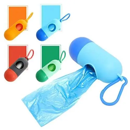 CESUSME 4 Pack Pet Poop Bag Dispenser Dog Cat Waste Bag Earth-Friendly Leak-Proof Pet Garbage Bags Holder Bags Includes 1 Roll (15 bags) for Outdoor CESUSME 4 Pack Pet Poop Bag Dispenser Dog Cat Waste Bag Earth-Friendly Leak-Proof Pet Garbage Bags Holder Bags Includes 1 Roll (15 bags) for Outdoor