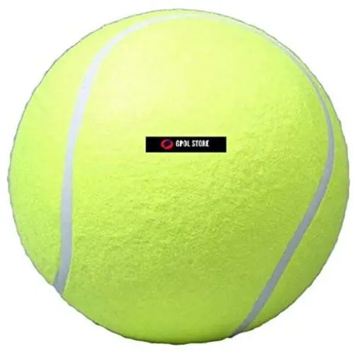 GPOL STORE Dog 9.5'' Big Tennis Ball Giant Thrower Play Toy Pet Cat Puppy Oversize Jumbo Outdoor Indoor GPOL STORE Dog 9.5'' Big Tennis Ball Giant Thrower Play Toy Pet Cat Puppy Oversize Jumbo Outdoor Indoor