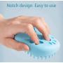 DABOQ Pet Bath Brush Dog Combing Brush cat Massage Brush, Suitable for pet Bath/Massage/Beauty Brush