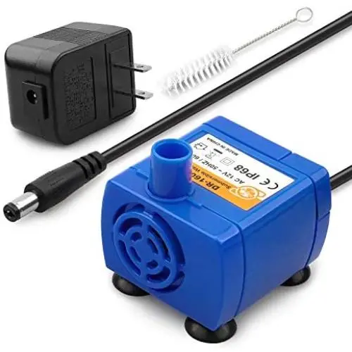 KutoraWorks Replacement Pump for Veken 84oz/2.5L Cat Water Fountain and isYoung Cat Fountain with Adaptor and Cleaning Brush KutoraWorks Replacement Pump for Veken 84oz/2.5L Cat Water Fountain and isYoung Cat Fountain with Adaptor and Cleaning Brush