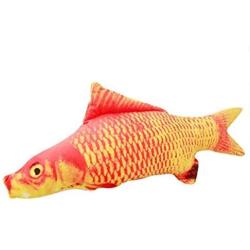 Krimo Catnip Toys Stuffed Simulation Fish Pet Cat Toy Pets Pillow Chew Supplies for Cat Kitten Kitty, 5 Pcs