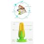 NMGGGU Dog chew Toys Corn Aggressive Chewer Fixed Large Medium Dogs Educational Toy Tooth Brush Indestructible Squeaky Interactive pet Care Teeth Cleaning Toys Upgrade Suction Cup