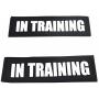 2 Pack Reflective Service Dog Patches with Hook Back for Pet Collar Vest Harness - 3 Sizes