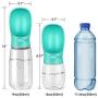 pedy Dog Water Bottle, Pet Travel Water Bottle with ABS Food Grade Small Dog Travel Outdoor Water Drinking Bottle