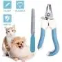 AriTan Dog Nail Clippers and Trimmer with Safety Guard and Nail Grind File, Professional Stainless Large Dog Cat Rabbit Bird Nail Scissor, Pet Grooming Nail Care Tool at Home