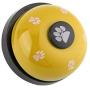 Dog Training Bells Round Paw Button Rubber for Cats Potty Training Food Door Water Alert Communication Interactive Device Indoor Outdoor Toys