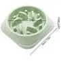 QUMENEY Dog Slow Feeder, Non-Slip Puzzle Pet Slower Food Feeding Dishes, Durable Preventing Choking Fun Dog Bowl for Small and Medium Sized Dogs