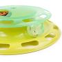 HYSUNG Pet Dog Cat Training Toy Tool Cats Interactive Smart Toys Feeder Creative Double Layer Rotary Feeding Toys with Ball