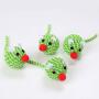 ocijf179 Pet Toy 24Pcs/Set Cat Toy String Knotted Ball Mouse Molar Anti-bite Gift Box Pet Supply - Random Color