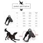 Dog Harness No Pull, Easy On and Off Pet Harness Vest, Durable Material with Reflective Strip,Easy to Adjust for Medium Large Dogs