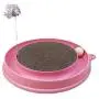 WWYM Cat Scratcher, Cat Scratchpad with Ball Mouse, Circular Plastic Corrugated Paper Cat-Scratchpad Toy Cat-Tease Plate Pet Supplies,Pink WWYM Cat Scratcher, Cat Scratchpad with Ball Mouse, Circular Plastic Corrugated Paper Cat-Scratchpad Toy Cat-Tease Plate Pet Supplies,Pink