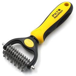 Pet Republique Dog Dematting Tool – Matt Splitters for Dogs, Cats, Rabbits, Long Haired Breed Pets – Effective Pet Dematting, Mat Remover, De-Matting Comb, or Dematter