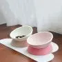 ALBOLET Dog Cat Bowl - Anti-Slip Bulldog Food Bowl Cat Dish Detachable Rubber Dog Bowl Pet Sterile Tilted Dog Cat Feeder Slope Base ALBOLET Dog Cat Bowl - Anti-Slip Bulldog Food Bowl Cat Dish Detachable Rubber Dog Bowl Pet Sterile Tilted Dog Cat Feeder Slope Base