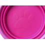 Prima Pets Collapsible Silicone Food & Water Travel Bowl with Clip for Dog and Cat, Small (1.5 Cups) & Large (5 Cups)