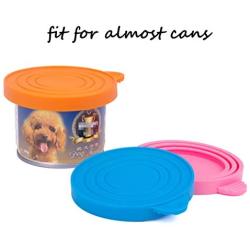 ThinkPet Food-Grade Silicone Pet Food Storage Can Lid Cover,One Fits Three Standard Sizes Can Tops