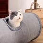 Speedy Pet Collapsible Cat Tunnel, Cat Toys Play Tunnel Durable Suede Hideaway Pet Crinkle Tunnel with Ball,12 inch Diameter