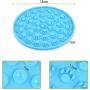 Tuuzeo Slow Feeder Dog Bowls, Lick Mat for Dogs Paw-Shaped Calming Pet Pad for Anxiety Relief, Lick Mat Dog Cat New Version Perfect for Dog Food, Cat Food, Peanut Butter or Yogurt