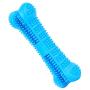 Emoly Dog Toothbrush Care Cleaning Stick - Dog Toothbrush Chew Toy Stick for Dog Dental Care- Safe, Bite Resistant Natural Rubber Toy Bone for Teeth Cleaning- Suitable for All Breed of Dogs (Blue)