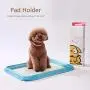 HORV Dog Training Pad Holder, Puppy Pad Floor Tray, Indoor Dog Potty, Portable Potty Trainer, Snap-in Frame, Keep Paws Dry & Floor Clean, 2 Sizes HORV Dog Training Pad Holder, Puppy Pad Floor Tray, Indoor Dog Potty, Portable Potty Trainer, Snap-in Frame, Keep Paws Dry & Floor Clean, 2 Sizes