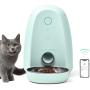 DOGNESS Smart Feed Automatic Cat Feeder, Wi-Fi Enabled Pet Feeder for Cat and Small Dog, Smartphone App for iOS and Android, Fresh Lock System Auto Food Dispenser (2L Feeder, Green)