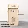 ACRO Wood Cat House cat Hiding Place Kitty Condo Cat Shelter for Indoor Equipped with Matching cat House pad ACRO Wood Cat House cat Hiding Place Kitty Condo Cat Shelter for Indoor Equipped with Matching cat House pad