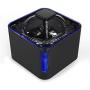 Cat Water Fountain, 3L/101 OZ Large Cat Drinking Bowl, Super Quite Cat Water Dispenser with 2 Filters, Automatic Cat Fountains, Pet Water Dish Water Level Window with LED Light for Cats and Dogs