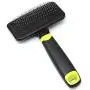 DAN Pet Grooming Brush,Self Cleaning Slicker Brush Effectively Reduces Shedding by Up to 95% - Professional Pet Grooming Brush for Small, Medium & Large Dogs