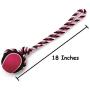Grriggles Toys for Dogs Giant Durable Rope Tennis Ball Toss Dog Toy Choose from 3 Colors