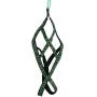 Weight Pulling Sledding Dog Harness X-Back Style Black/Green EXLarge, 27.5'' Neck Circumference