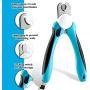 Osama Dog & Cat Pets Nail Clippers and Trimmers - with Safety Guard to Avoid Over Cutting, Free Nail File, Razor Sharp Blade - Professional Grooming Tool for Large and Small Animals