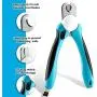 Osama Dog & Cat Pets Nail Clippers and Trimmers - with Safety Guard to Avoid Over Cutting, Free Nail File, Razor Sharp Blade - Professional Grooming Tool for Large and Small Animals