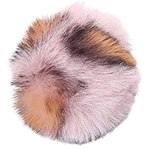 ocijf179 Cat Toy Pet Cat Kitten Plush Ball Catnip Molar Bite Resistant Interactive Chew Play Toy - Black