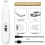HIPIPET Dog Clippers Grooming Tools Quiet Cordless Small Dog Trimmer 2 Speed Rechargeable Pet Shears Electric Cat Shaver for Hair During Paws Face Nose Ears Eyes Rump