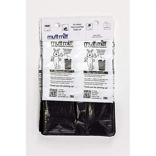Mutt Mitt 2-ply Pet Waste Bags on Hangable Headers, 400-count