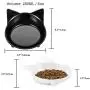 Vikedi Cat Bowls, 3 Pcs Cat Food Bowl, Shallow Cat Bowls Non-Slip Cat Dish with Pet Food Spoon, Wide Cat Feeding Bowl for Relief of Whisker Fatigue Pet Food & Water Bowls for Small Dogs Cats and Pets