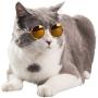 S-D-A Pet Cat Glasses Dog Glasses Pet Products for Little Dog Cat Eye Wear Dog Sunglasses Photos Props Accessories Pet Supplies Toy,Red