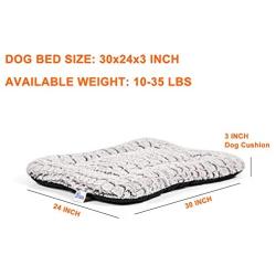 ANWA Dog Bed Large Dogs, Dog Crate Pads Medium Dogs, Dog Crate Bed Cushion