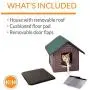 K&H PET PRODUCTS Outdoor Kitty House Designer Cat Shelter Heated or Unheated K&H PET PRODUCTS Outdoor Kitty House Designer Cat Shelter Heated or Unheated